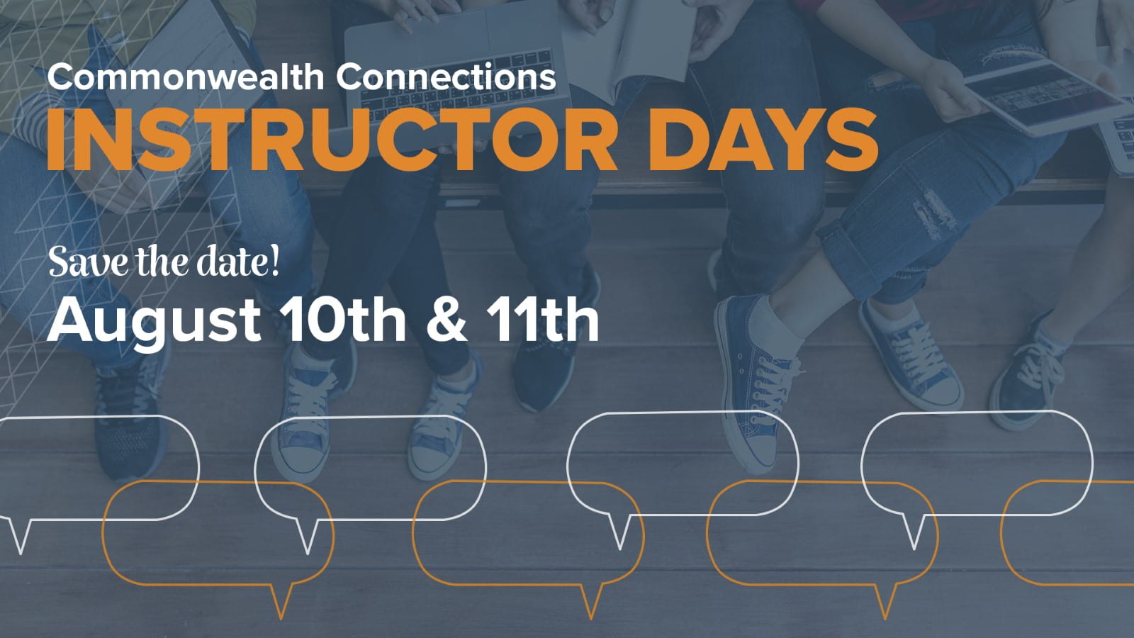 Commonwealth connections instructor days advertising flyer August 10 and 11